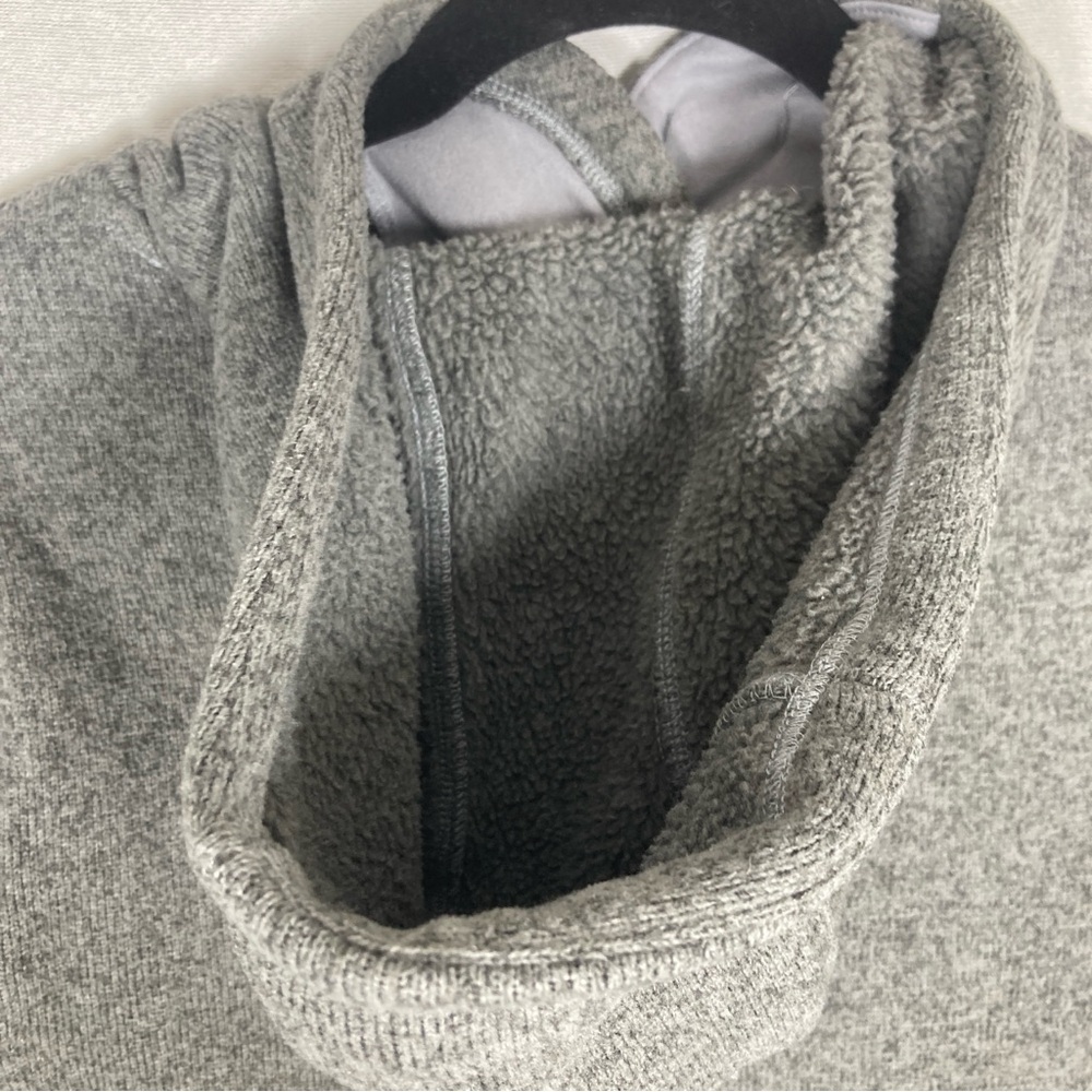 The North Face Women’s Crescent Hoodie Heather Gray Fleece Pullover Size M - Picture 8 of 16